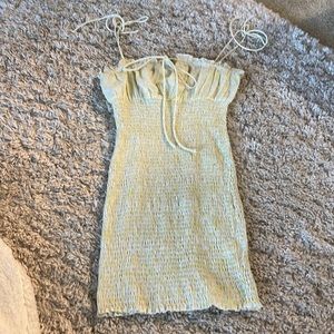 Princess Polly White and Yellow Mini Dress